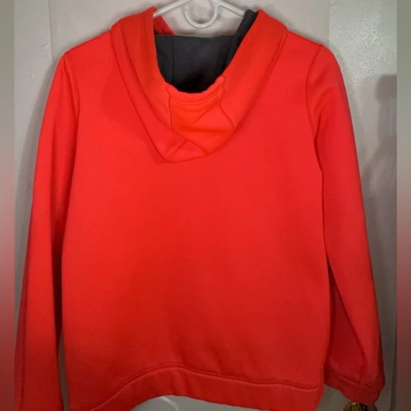 Under Armour Electric Crimson Color Sweater W/ A Hoodie - Picture 2 of 4